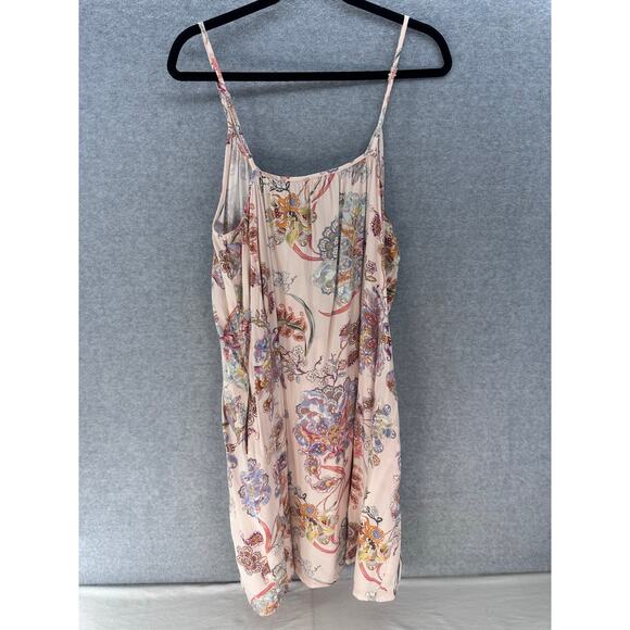 Papinelle Women’s sz L Floral Night Gown Pajamas  Soft Cozy Pockets Knee Length - Picture 4 of 13